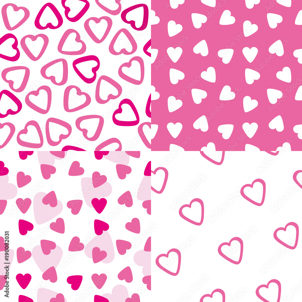 vector seamless background pattern hearts vector seamless background pattern hearts