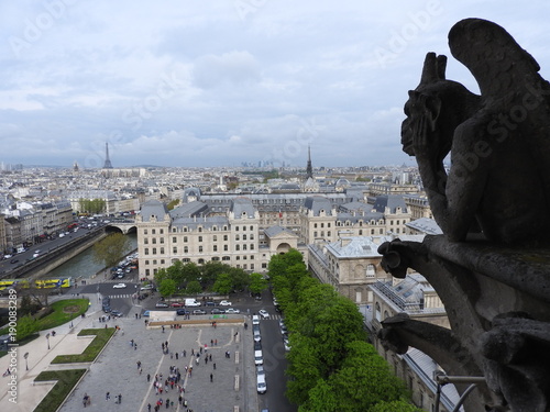 The Gargoyles of Notre Dame Cathedral