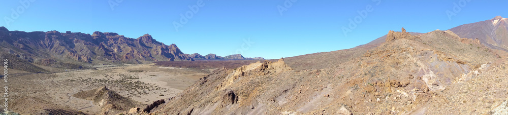 Matrtian desert in highland of Tenerife