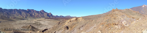 Matrtian desert in highland of Tenerife