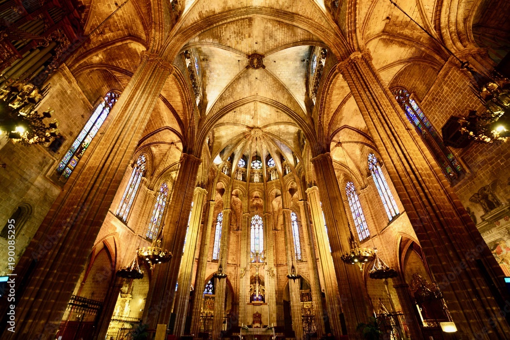 スペイン，バルセロナの教会