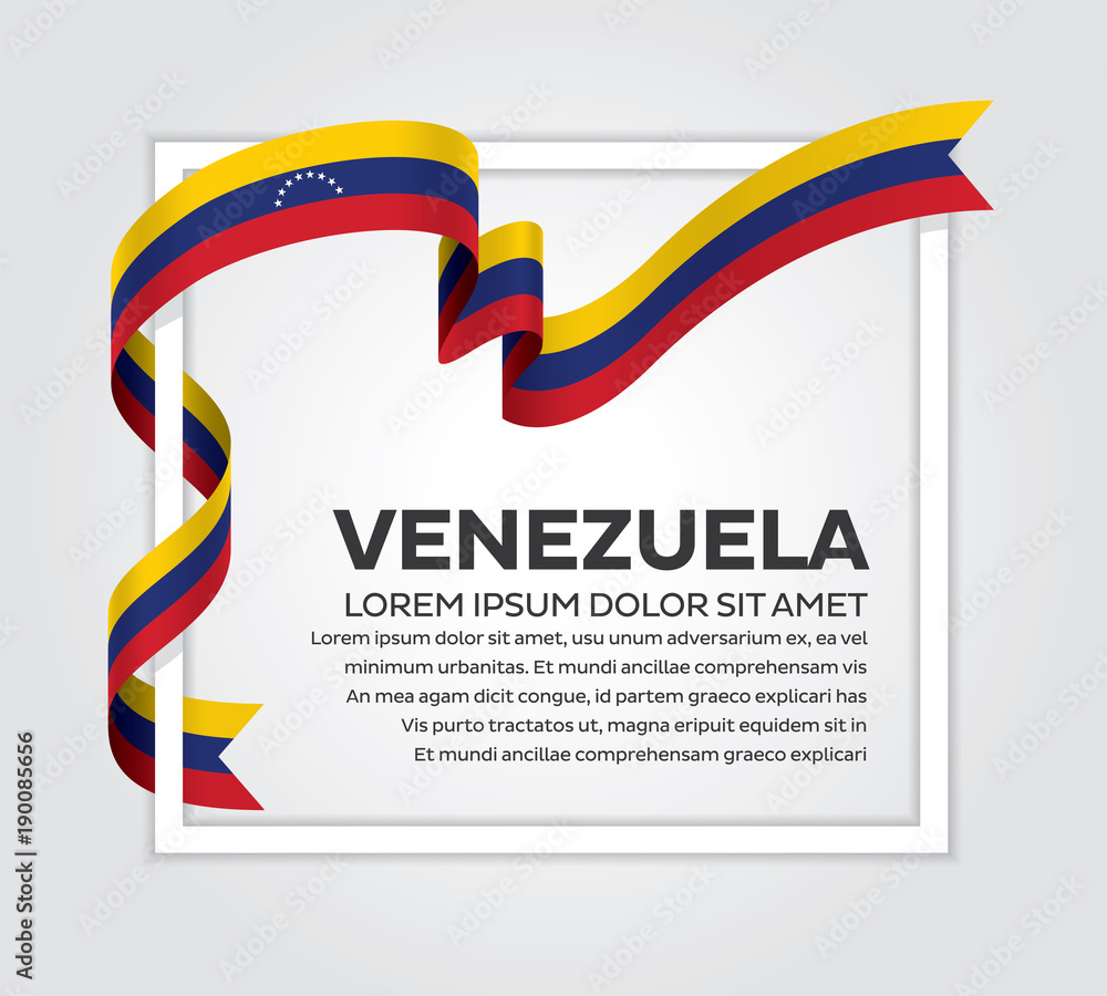 Obraz premium Venezuela flag background