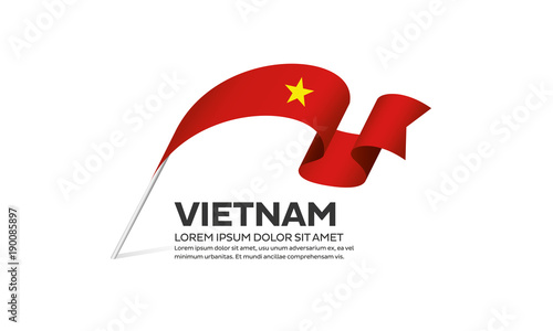 Vietnam flag background