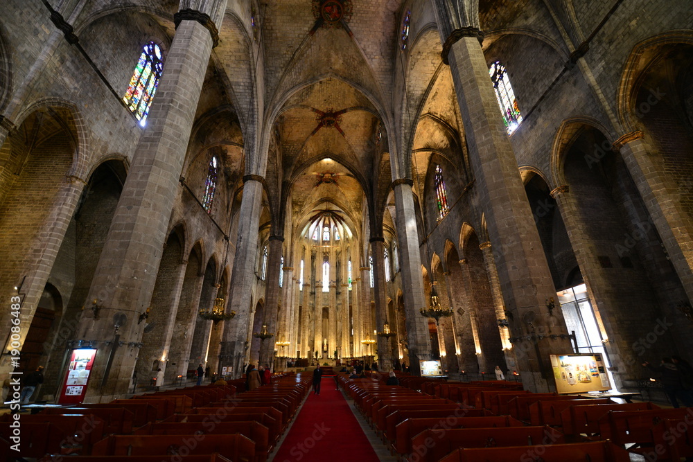 スペイン，バルセロナの教会