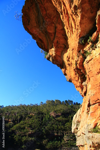 Orange cliff in Australia