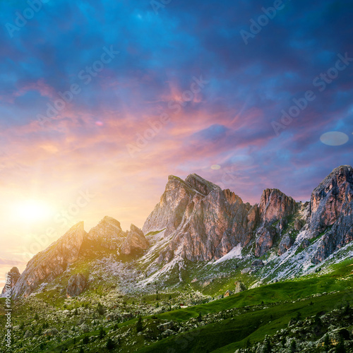Dolomites alps. Italy.