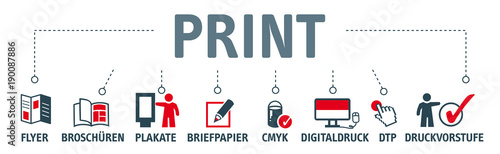 Banner Print Konzept