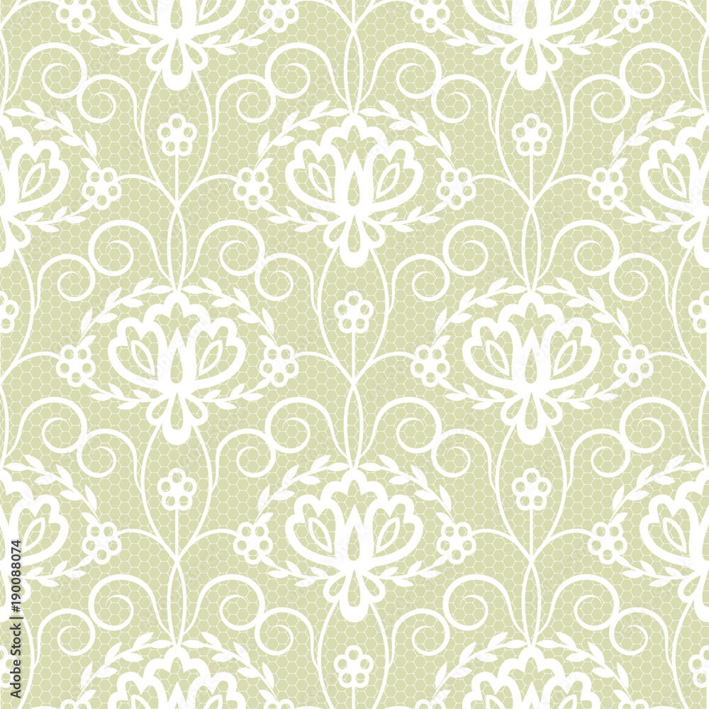 Seamless white lace Seamless white lace