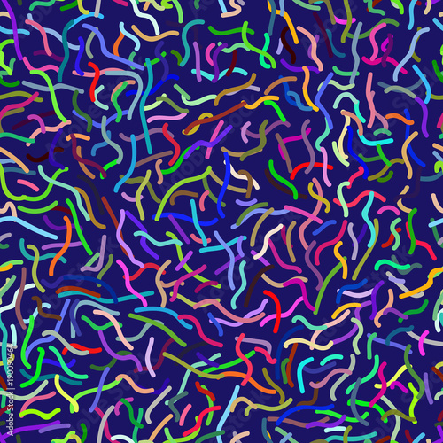 Seamless repeating pattern from curved lines