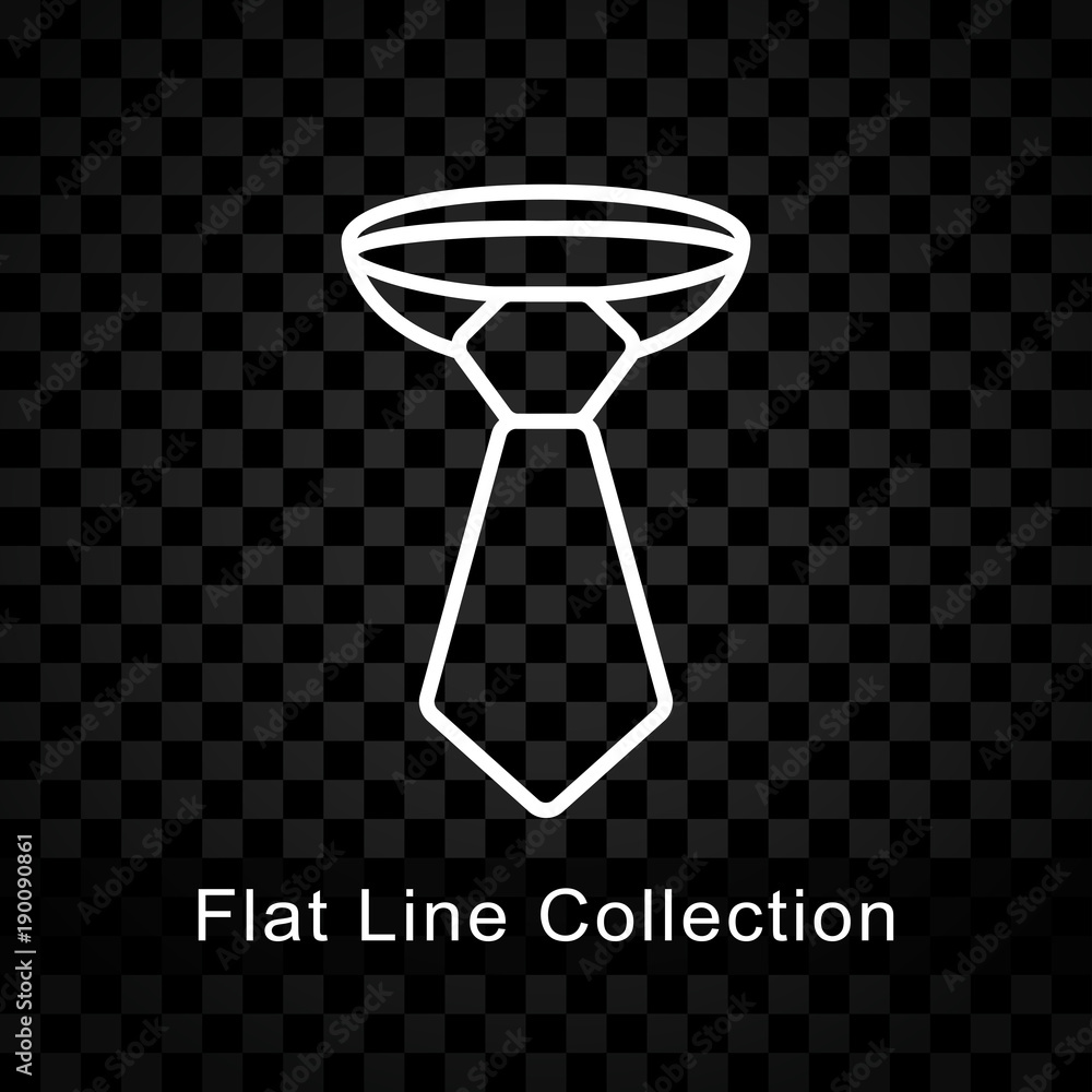 necktie icon on checkered background necktie icon on checkered background