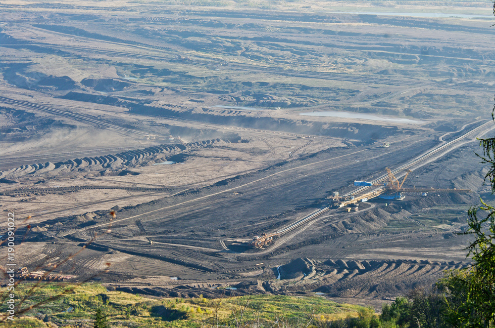Coal mine ČSA near the town of Most in the Czech Republic