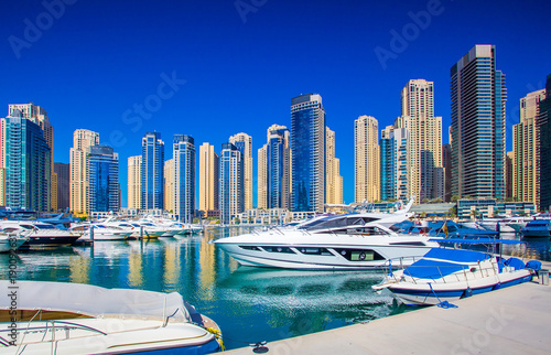 Dubai sunny cityscape