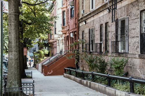 Fotografia Straße und Häuser in Harlem