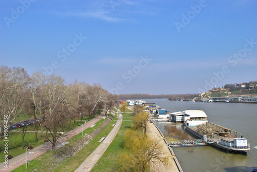 The Confluence of Danube and Save - Belgrade, Serbia photo