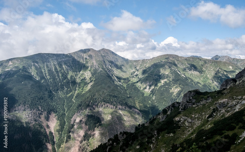 Baranec mountain ridge with highest Baranec peak in Western Tatras mountains in Slovakia