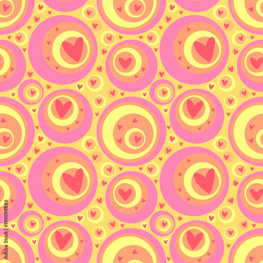 Seamless Valentine background Seamless Valentine background