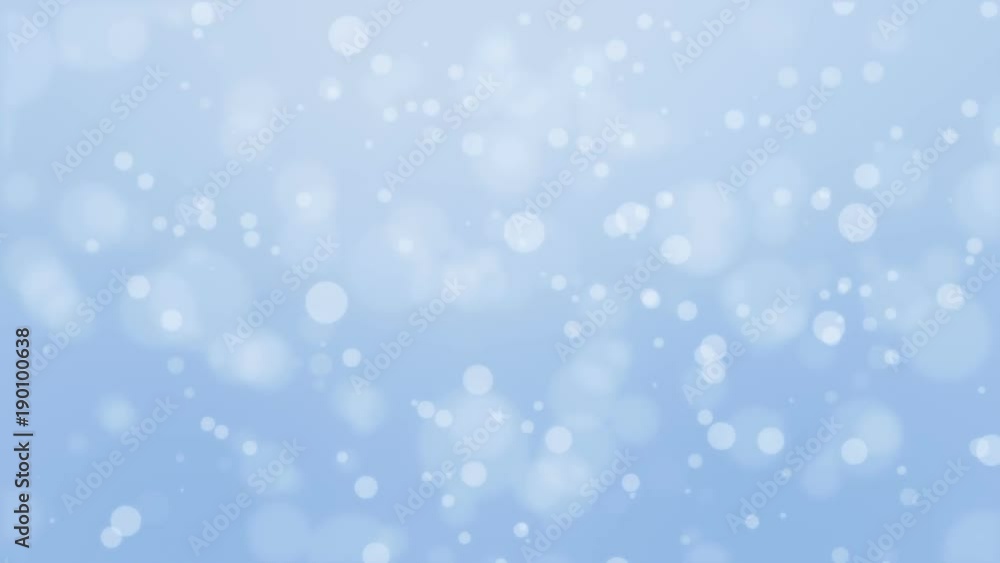 Animated glowing blue bokeh background with floating light particles. Animated glowing blue bokeh background with floating light particles.