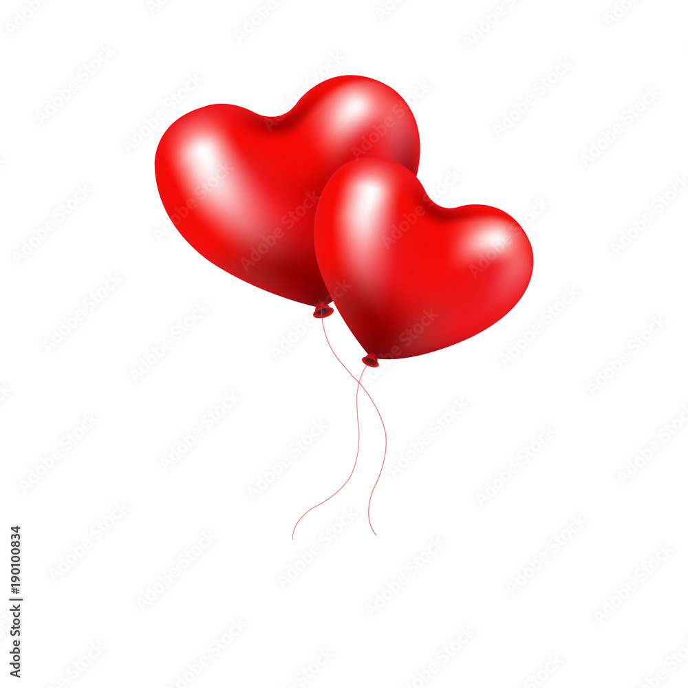 Red Balloons Heart