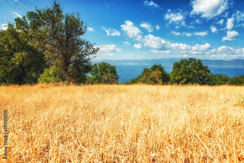 Beautiful Landscape View at Galicica National Park, Macedonia photo