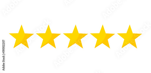 Five stars rating photo