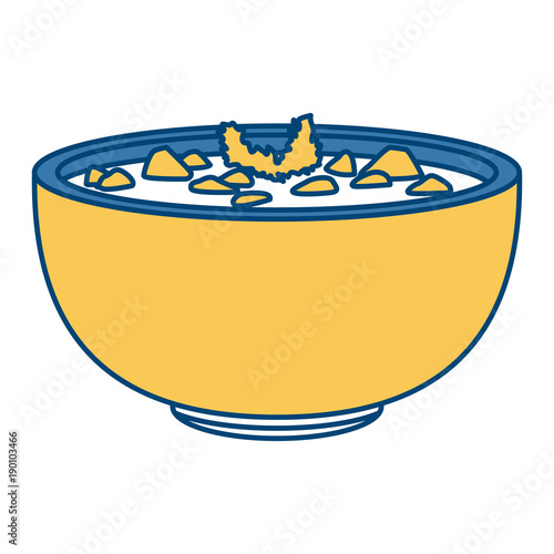 Mexican beans bowl icon vector illustration graphic design
