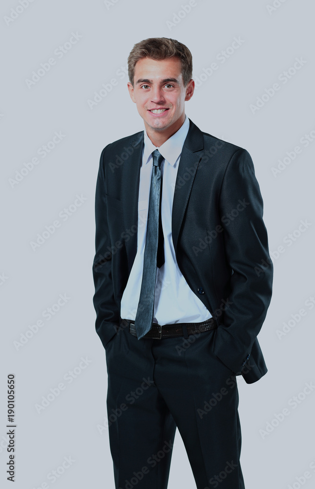 Smiling business man. Smiling business man.