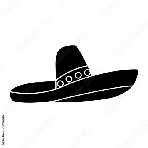 Mexican hat isolated icon vector illustration graphic design