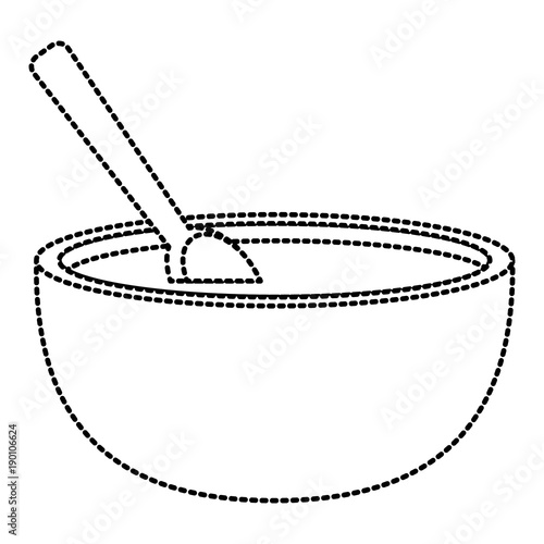 Mexican beans bowl icon vector illustration graphic design