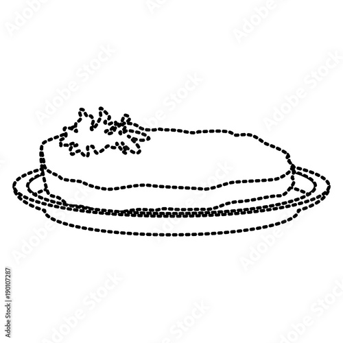 Beef steak food icon vector illustration graphic design