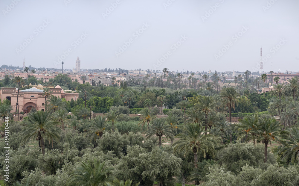 panoramica di marrakech marocco 