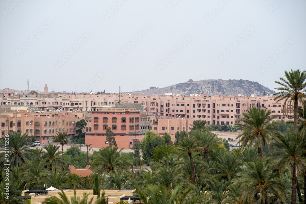 panoramica di marrakech marocco 