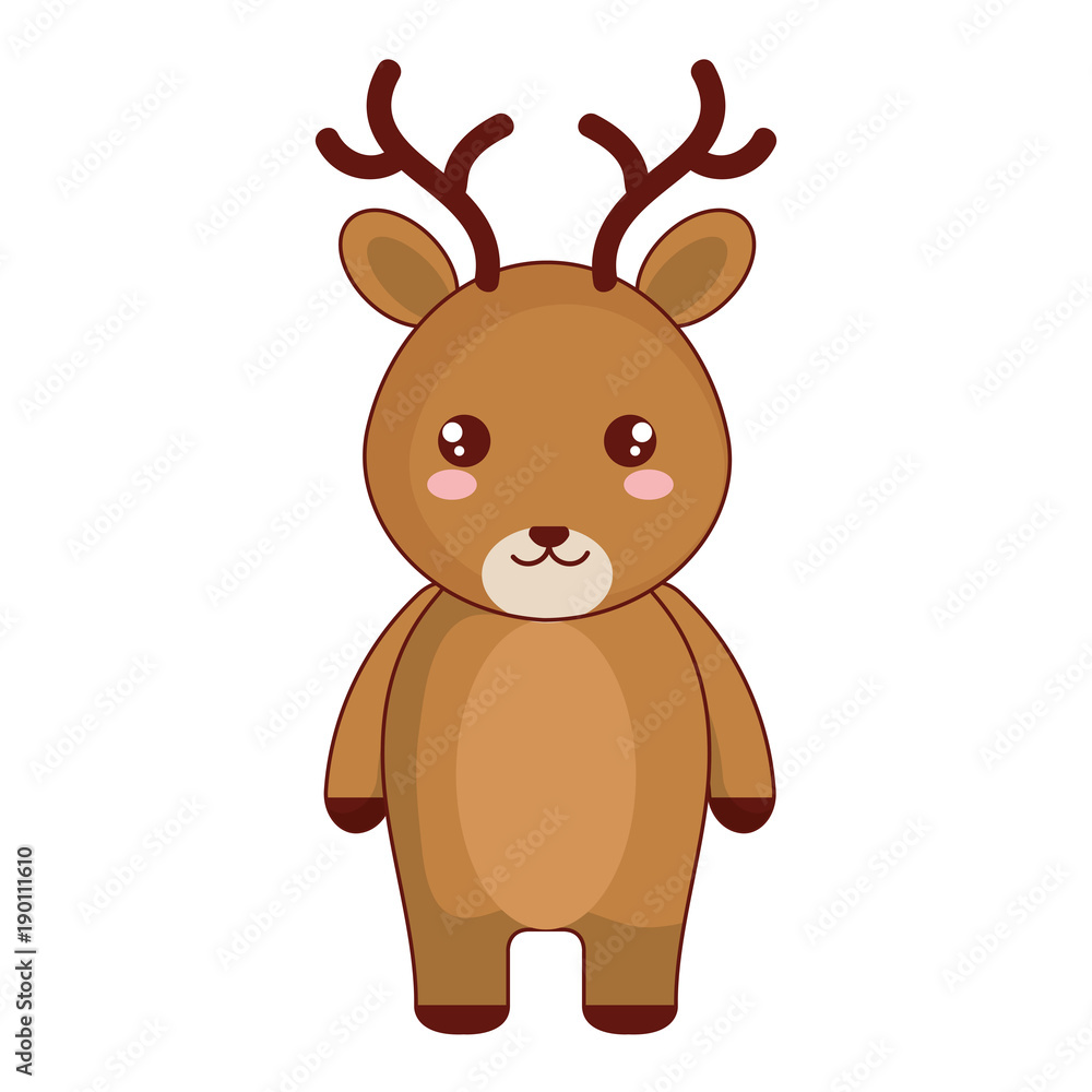 cute and tender reindeer character cute and tender reindeer character