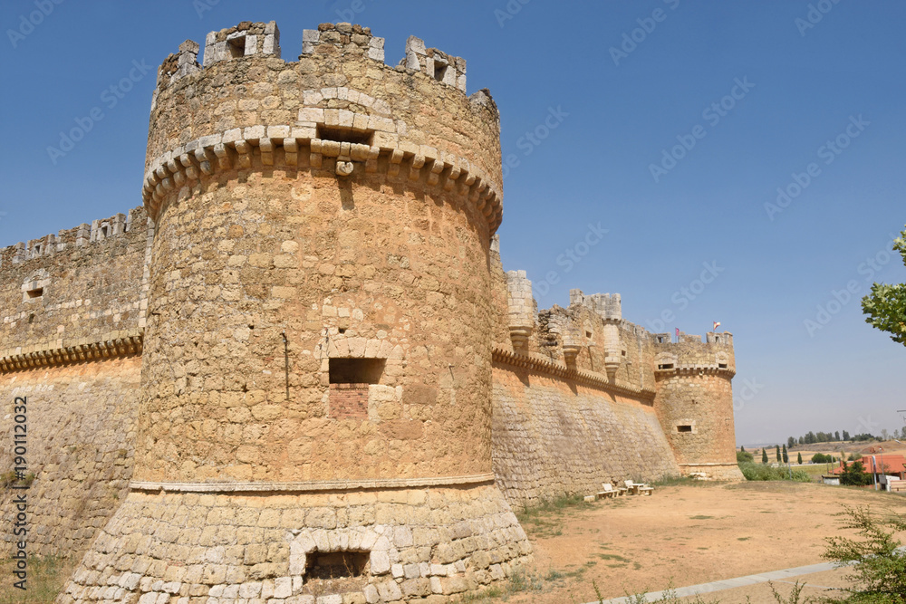 Castle of Grajal de Campos, Leon province, Castilla and Lean, Spain