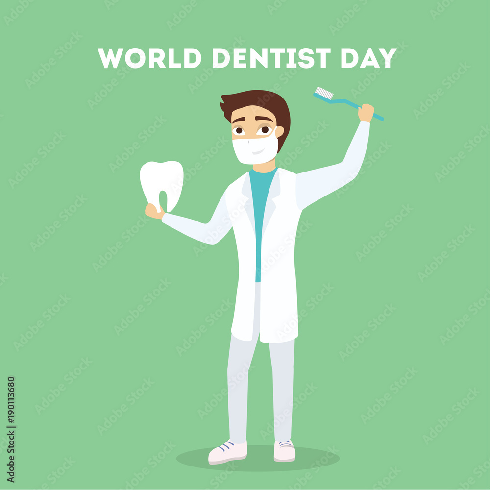World dentist day. World dentist day.