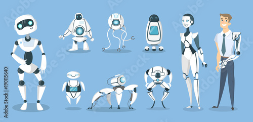 Future robots set.