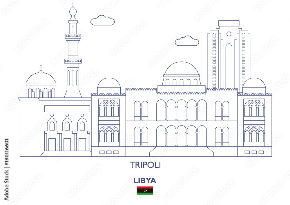 Tripoli City Skyline, Libya