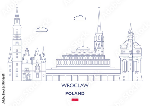 Wroclaw City Skyline, Poland photo