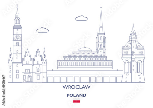 Wroclaw City Skyline, Poland