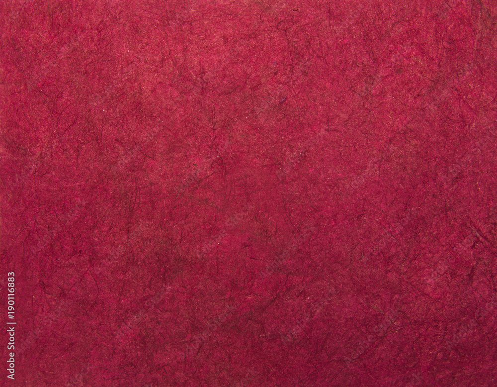 Fototapeta premium Magenta handmade asian paper texture with scratches