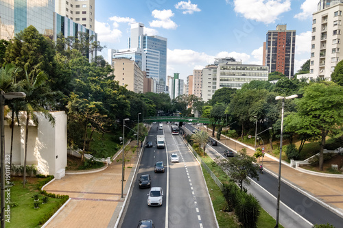 9 de Julho Avenue View - Sao Paulo, Brazil