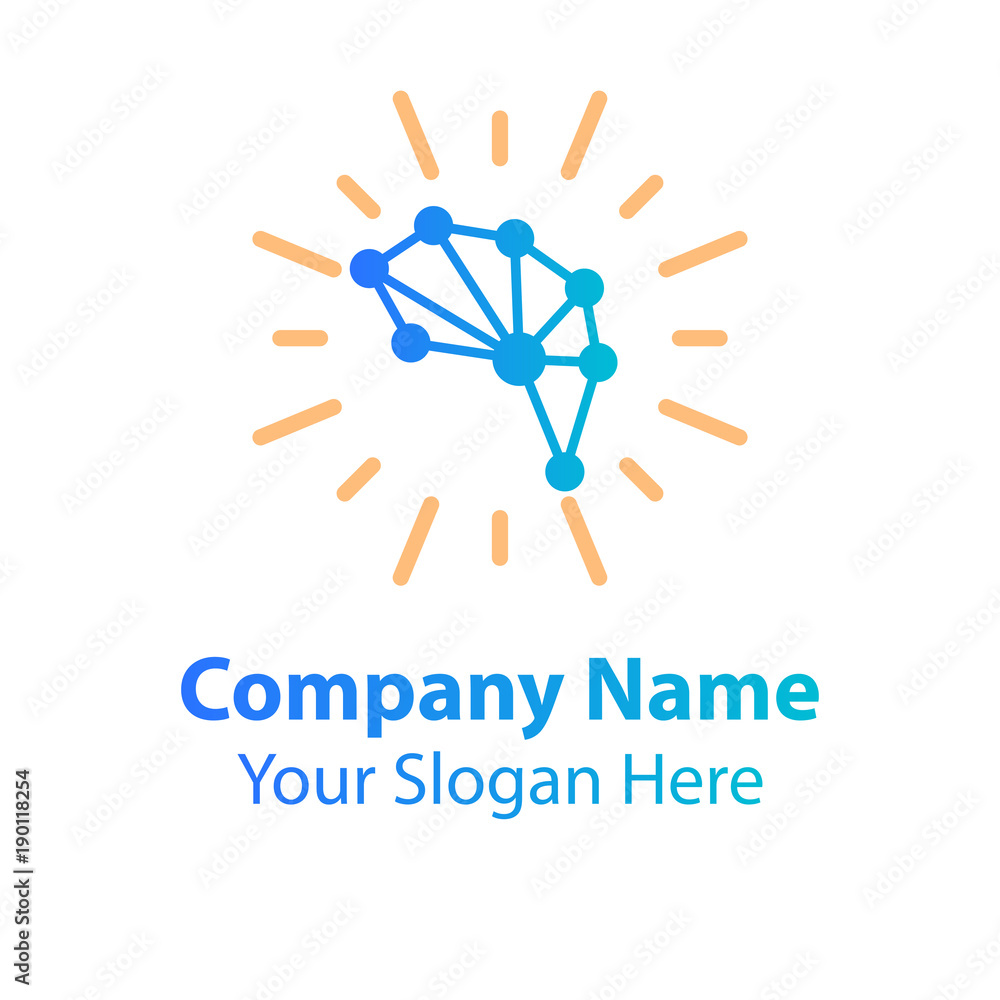 Brain logo design, learning and design icons Brain logo design, learning and design icons