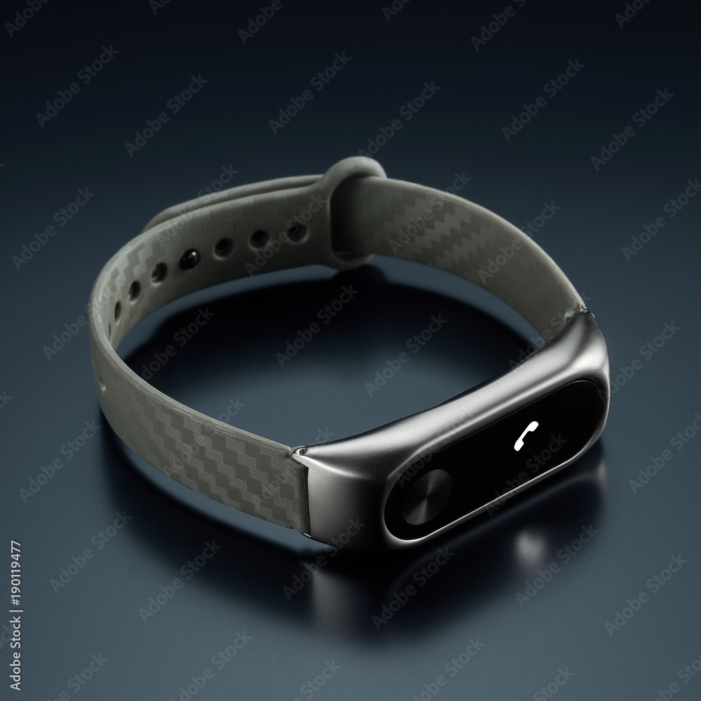 smart watch on a gray background