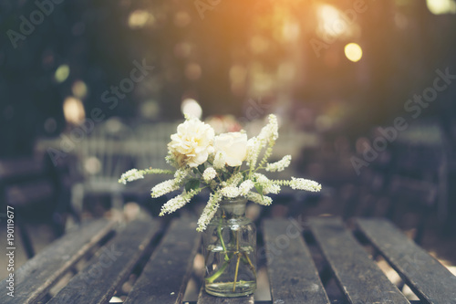 Bouquet flower in the vase,...