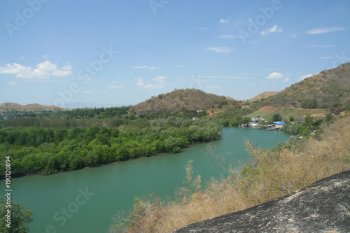 Over View of Pranburi River