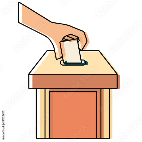 voting vector illustration