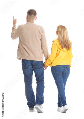 Mature couple in casual clo...