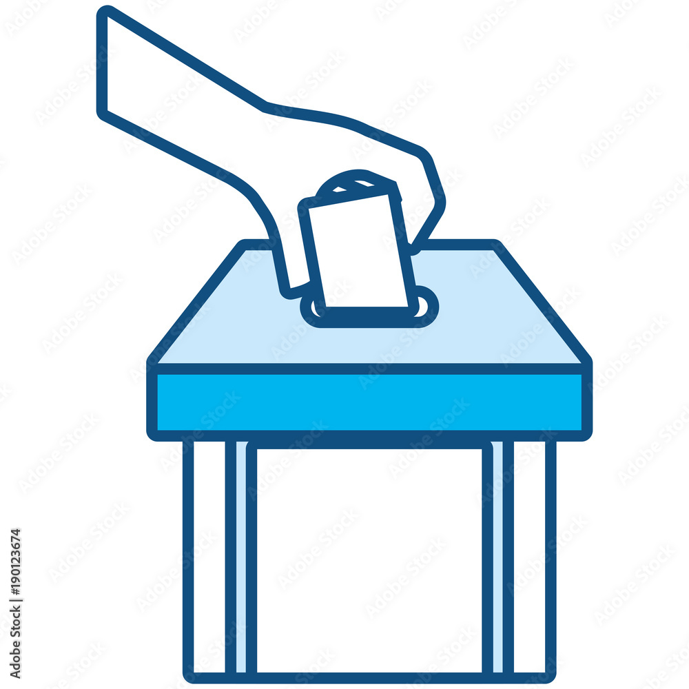 Obraz premium voting vector illustration