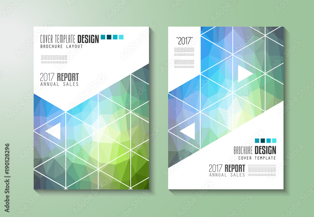 Brochure template, Flyer Design or Depliant Cover for business purposes.