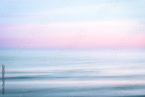 Billede på lærred Abstract sunrise sky and  ocean nature background
