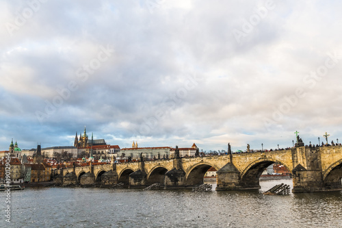 Clouds over the Charles bridge